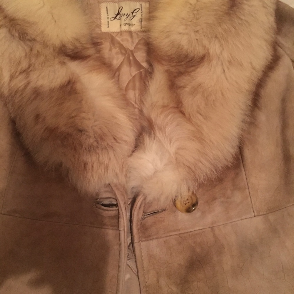 Lony G by Gropper - Leather Suede Coat - Picture 4 of 9